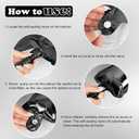 Number Balloons 16 Inch Black 0-9 Number Foil Balloons 14 Pcs Custom Digital Balloons for Party Decorations New Years Eve Party Birthday Graduations Anniversary Baby Shower