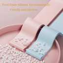 Resistance Bands for Leg Exercises, for Pilates, Yoga Fitness, Stretching, Strength Training, Purple(50LB)