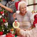 Christmas Decorations LED Bulbs Lights,Snowflake-Shaped LED Bulb,Dimmable Night Light for Kids,Nice for Christmas Gift,Christmas Decor for Hanging