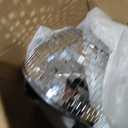 Disco Helmet with Retractable Visor Glitter Mirror Glass Punk Costume Hat for Bar DJ Club Party