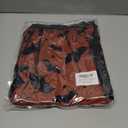 Women Pumpkin Skirt Elastic Waist Layered Mesh Midi Skirt Party Costume (M)