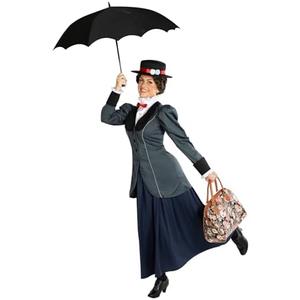 Morph English Nanny Costume Women, Halloween Costumes For Women, Nanny Costume For Adults S