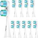 Replacement Heads Compatible with Spinbrush Electric Toothbrush Adults Toothbrush Head, 10 Pack Brush Heads Medium Bristles
