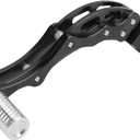 Kick Starter,Aluminum Alloy Kick Start Lever High Strength Kick Start Pedal Universal for Motorcycle Scooter Accessory (Black)