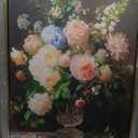 Art Remedy Floral Still Life Canvas, 24" x 36", Gold Frame, Blossoms of Nostalgia, 37"L x 25"W