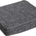 Square Chair Cushion, Sofa Solid Thickened Cushions Floor Seating Pillow Cushion, Thickened Chair Cushions Sofa Cushion for Indoor (Grey)