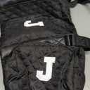 Travel Bags, Gifts for Friends Female Women, Initial Travel Duffel Bag, Gym Bag, Personalized Weekender Bag, Friend Wedding Girlfriend Birthday Gifts for Teen Girls, Graduation Gifts (black)