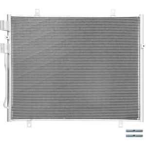 Air Conditioning A/C Condenser Compatible with Dodge Dakota/Mitsubishi Raider/Ram Dakota # 3666, 55056352AC, 55056352AB