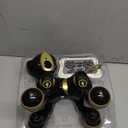 Ruko 18011 Robot Dog Toy, Smart Interactive Puppy with 30+ LED Faces, Remote & Gesture Control, Programmable Electronic Pet for Kids Ages 38, Black & Gold