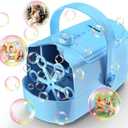 Bubble Machine Automatic Bubble Blower: Durable Bubble Maker 18000+ Big Bubbles Per Minute for Indoor Outdoor Wedding Birthday Party - Portable Bubble Machine for Kids Toddlers