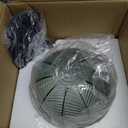 Plug in Pendant Light, Green Glass Pendant Light 14.75ft Hanging Light with Plug in Cord Hand Blown 1-Light Hanging Lamp Plug in Pendant Lighting for Kitchen Bedroom Living Dining Room