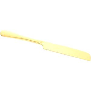 Stainless Steel Bread Cutter Ergonomic Handle Reusable Slicing Tool for Toast Cake and Butter for Home Baking and Parties Easy to Clean Kitchen Tool (Golden)