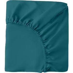 HBHLFZ Crib Sheets for Boys, Girls, 28x52 Inch Fitted Crib Sheet - 8 Inch Deep Pocketed Fixed Sheet - Soft and Comfortable Microfibre - Fits Standard cot and Toddler mattresses, Blue Green