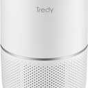 Tredy HEPA Air Purifier for Home 200 Sq.ft Large Room with Air Quality Sensor, Filters The Air, Removes Allergies/Molds/Dust/Smoke/Odor/Pollen/Pets Dander and Other Particles (White)