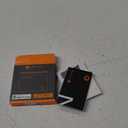 NOVOO Air Locator Tag (iOS Only) Wallet Tracker Card with Apple Find My, Smart Card Bluetooth Tracker, 6 Years Battery, IP68 Waterproof, 1.6mm Keys Finder and Item Locator for Keys, Bags, Passport (1 Pack Black)