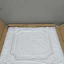 Art3d Drop Ceiling Tiles 24x24 in White (12-Pack, 48 Sq.ft), Wainscoting Panels Glue Up 2x2