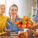 WILLBOND 10 Clusters Artificial Mini Orange Simulation Decorative Tangerine Kitchen Table Fake Orange Realistic Artificial Fruit Bowl Tray Faux Fruit for Home Party Kitchen Festival Decor