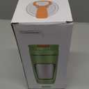 Portable Blender Cup - 20 oz(600ml) Large Capacity, Travel Personal Size Blender for Shakes and Smoothies.High-Speed Multi-Blade Design | Personal Size, BPA-Free & Leakproof (GREEN)