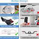 Lancord Upgraded kitchen appliance cord organizers Stick On Appliance Wire Organizer, Cord Organizer for Appliances Wire Wrapper for Kitchen Appliances Mixers, Coffee Maker, Pressure Cooker
