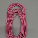 PerkHomy Bungee Shock Cord Rope Marine Grade Heavy Duty Polyester Bungie Elastic Stretch String for Kayak Strap Tarp Tie Down Canopy Boating Camping Tent Crafting Patio （Pink-1/ 8 x 50'）