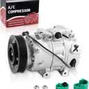 Air Conditioner AC Compressor with Clutch Compatible with Sorento 2.4L 2012-2014, Santa Fe Sport 2.0L 2.4L 2013-2018 with VS18E compressor Replace 977011U500, 977011U500RU