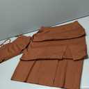 Women's Knit 2 Piece Dress Cami Crop Top High Side Slit Bodycon Long Skirt Set Size XL