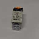 Timer Relay, Delay ON Time Relay, AH3-3 AC 110V 0-10 Seconds Knob Control Timer Relay Delay ON Time Relay with Base AC 110V