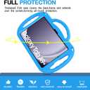 AVAWO Kids Case for Samsung Galaxy Tab A11+ Plus/A9+ Plus 11 Inch Case, with Strap, Shockproof Lightweight Handle Stand 2025/2023 Model with Lanyard, Blue