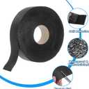 HARFINGTON 2Rolls 33ft x 1.2" Asphalt Crack Tape Self-Adhesive Repair Tape High Adhesion Filler Sealer for Cement Road, Driveway, Pavement, Parking Lot, Roof