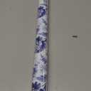 WRAPAHOLIC Reversible Blue Floral Wrapping Paper Roll - Mini Roll - 17 Inch x 16.5 Feet - Blue and White Chinoiserie Wrapping Paper for Wedding, Bridal Shower, Birthday, Baby Shower