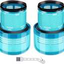 2 Pack Filter Replacement for Dyson V15 Detect, V15 Detect Absolute, V15 Submarine, V15 Detect, V11 Animal Vacuum Cleaner,Replaces Part No. 970013-02