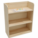 Bahhatii 3-Tier Trinket Display Shelf for Wall or Countertop, Small Vintage Wooden Shelf for Collectibles, Perfume & Crystal Storage, Brown