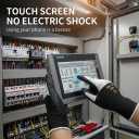 400V Electrician Gloves - Insulated Electrical Gloves For Electrician,Flame Retardant,Rubber Safety Non Slip Work Gloves,Low Voltage,Touch Screen (Black,Large)