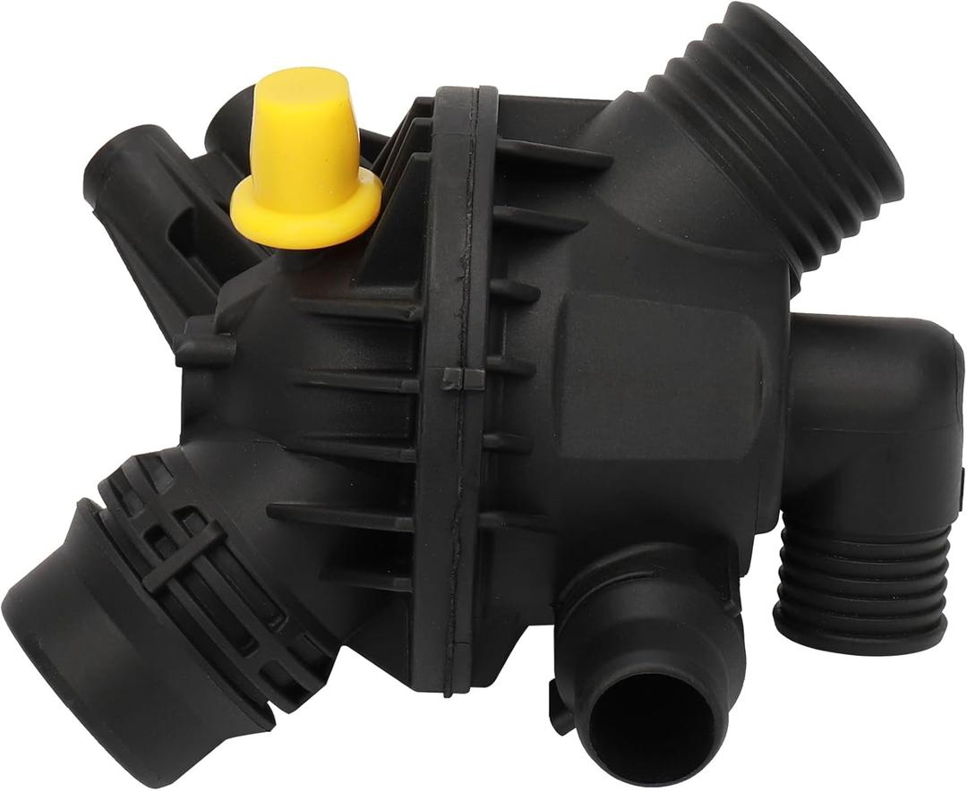 IRONTEK 11537586783 Thermostat Housing Assembly Fit for BMW X3 2010 2011 2012, Thermostat Housing Replaces 902-5161, 947-217 (Start to Open Temperature: 97C)