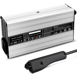 48V RXV Golf Cart Charger with Triangle 3-Pin Style Plug Compatible with DS TXT 48V RXV Golf Cart Charger with Triangle 3-Pin Style Plug Compatible with DS TXT