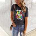 Womens Teachers 100 Days of School Shirt 100th Day of School Teacher T-Shirt (XXL)