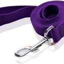 Nylon Dog Leash 8 Feet Long, Walking Training Dog Leashes for Medium Large Dogs(1" X 8 ft, Purple)