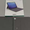 Logitech Combo Touch iPad Pro 12.9-inch(5th, 6th gen - 2021, 2022)Keyboard Case -Detachable Backlit Keyboard with Kickstand, Click-Anywhere Trackpad, Smart Connector - Oxford Gray 