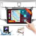 2+64G Android 13 Car Stereo for 2005-2010 Toyota Avalon Radio with Wireless Apple CarPlay Android Auto,Hikity 9 Inch Touch Screen Bluetooth FM HiFi GPS Navigation WiFi Backup Camera Mic