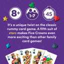 Five Crowns Collectible Tin  Card Game for Kids and Adults, Family Game Night, The Game isnt Over Until the Kings Go Wild, 5 Suited Rummy Style Card Game, 1-7 Players, Ages 8+