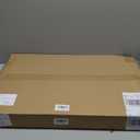 Tilt-Swivel Dual Black Desktop Bed Side Table Tray with Wheels, Adjustable Height Laptop Over Bed Table, Folding Lightweight Hospital Bed Table