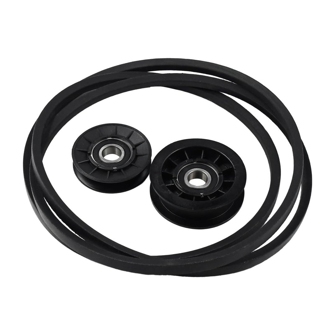 Replace GX20006 GX20286 GX20287 Transmission Drive Belt and Idler Pulley Kit Fits for John Deere L130 L120 L100 L110 L107 GX20286-A GX20287-A
