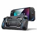 JSAUX Protective Case for Nintendo Switch 2 2025, TPU Grip Portable Cover Compatible with Switch 2 Case and JoyCon Controller, Accessories with Shock-Absorption and Anti-Scratch Design-Black