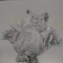 NatureMan 11 inch Plush Bat Stuffed Animal Plush Toy Halloween Bat Decor Bedtime Toys for Kids (Grey)