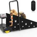 REDLIRO Dog Treadmill - Pet Indoor Treadmill for Medium/Small - Weight Capacity 265 lbs - Dog Fitness Running Machine with Remote Control & Display Screen (Black)