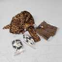 Ramede 6 Pcs Caveman Costume Set for Women Include Jungle Costume Headband Inflatable Cave Bat Necklace Bracelet and Hairpin M