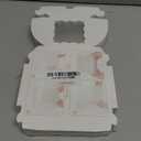 RomanticBaking 3 " x 3 " x 1 " 50PCS Chocolate Truffle Boxes for 4Cookies Boxes Mini Bakery Boxes with Window for Brownie, Soap, Donut (White)