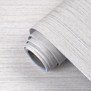 Grasscloth Peel and Stick Wallpaper Faux Weave White and Light Purple Contact Paper Modern Textured Wall Paper Waterproof Self Adhesive Vinyl Roll for Room Wall Furniture Decorative 23.6"x197"