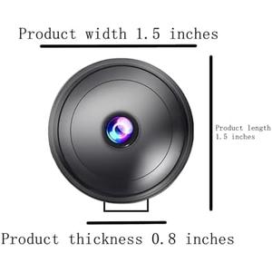 Only 0.9 inch Hidden Camera with Audio/Video Mini Small Spy Cameras Home Indoor Use Cam Night Vision Motion Detection Baby Monitor Wireless Outdoor Nanny espias ocultas WiFi Security Secret MM12