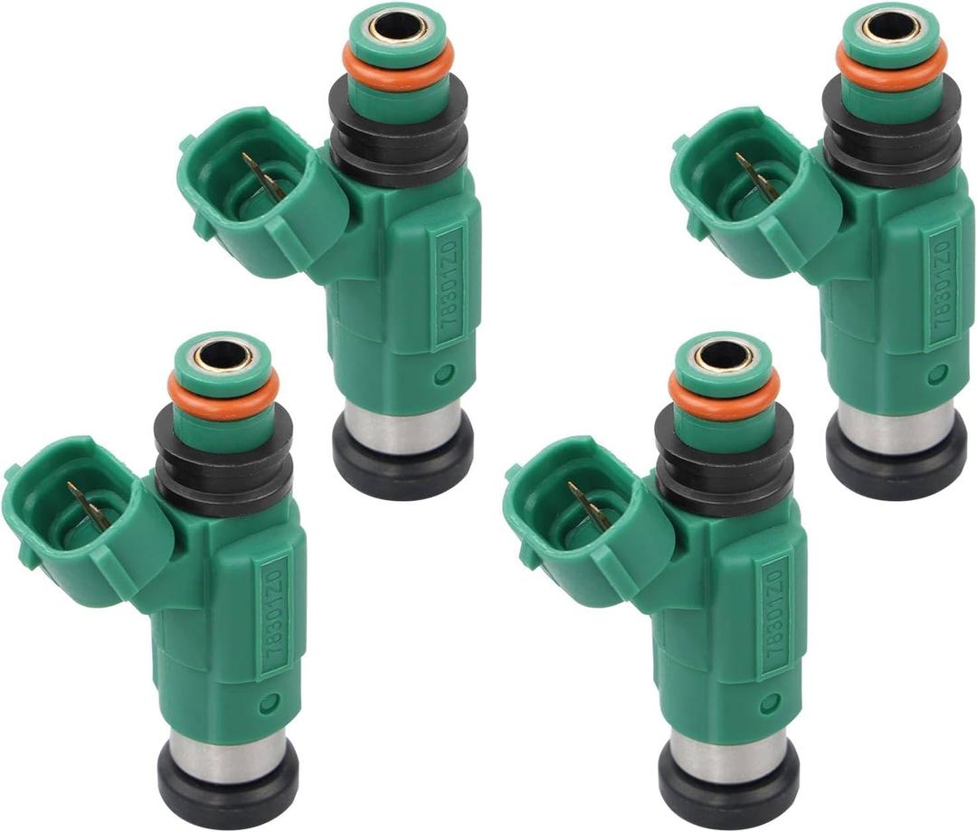 2.0 Fuel Injector 4 Holes 4Pcs, Compatible with 2001-2003 Mazda Protege 2002-2003 Protege5, Replaces# FJ657 INP-783 4G1408 842-12244 FSJ213250